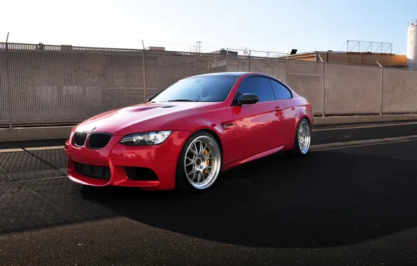 Picture machine, red, BMW, BMW