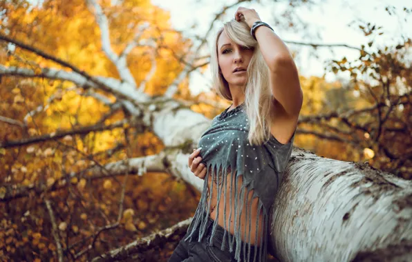 Girl, nature, Monika Metzner, Andreas-Joachim Lins