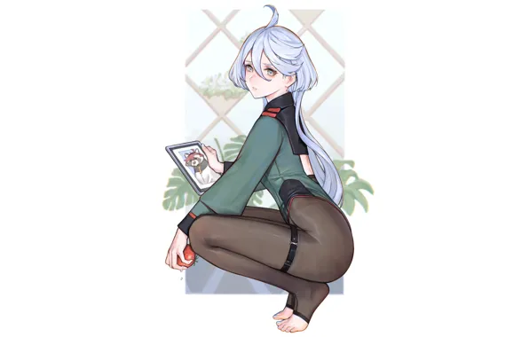 Girl, hot, sexy, ass, anime, stockings, tail, pretty