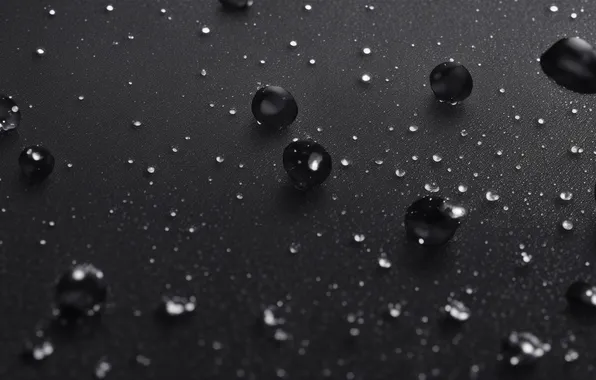 Drops, Wallpaper, black, wallpaper, black, black color, water drops, water drops