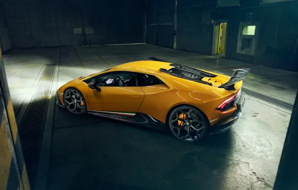Lamborghini, side view, 2018, Performante, Novitec, Huracan