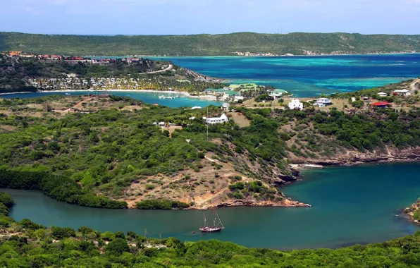 Sea, The city, Landscape