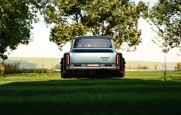 Hellcat, Widebody, Trabant, Rear, V8 Engine, Rostislav Prokop, Trabant 601S, Prokop Design