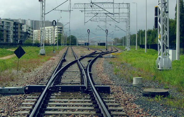 Railway, rails, tracks
