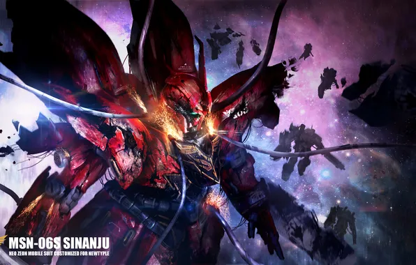 Picture robot, anime, armor, suit, Gundam