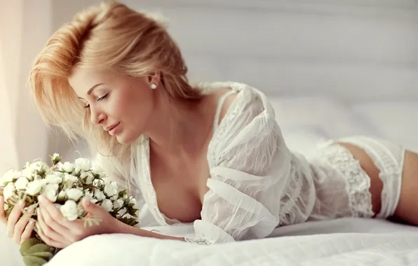 Picture Model, Blonde, Morning, Snezhanna Mashkantsev