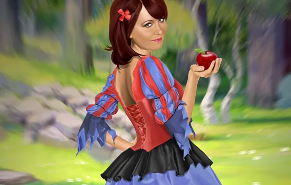 Girl, Apple, Snow white, danliz