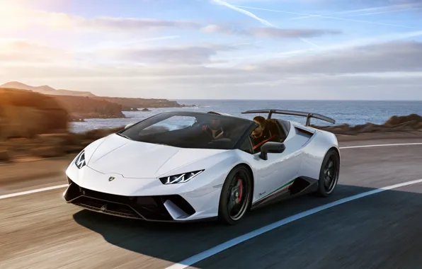 Coast, Lamborghini, Spyder, 2018, Performante, Huracan