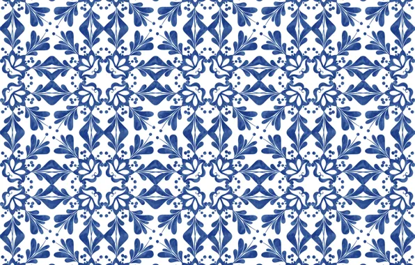 Blue, pattern, ornament