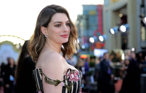 Picture look, pose, makeup, actress, singer, photoshoot, hair, Anne Hathaway
