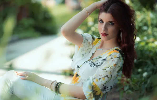 Picture summer, look, model, Martina Cecilia
