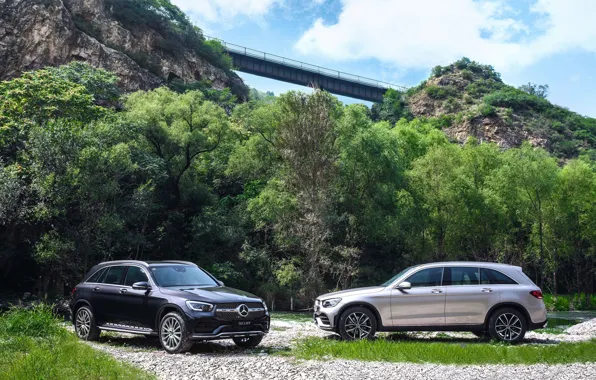 Picture photo, Mercedes-Benz, Cars, Crossover, 4MATIC, GLC, AMG Line, 2019