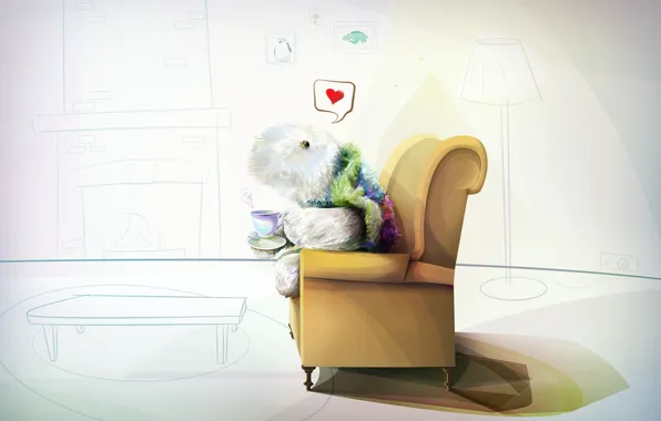 Style, room, figure, chair