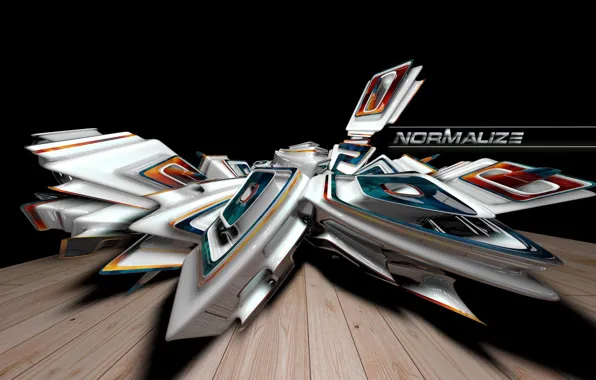 Abstraction, background, figure, 3D graphics