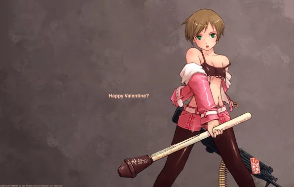 Weapons, girl, Kawai, Saint Valentine