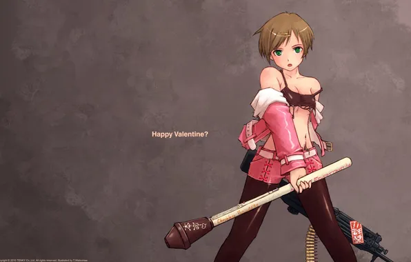 Picture weapons, girl, Kawai, Saint Valentine