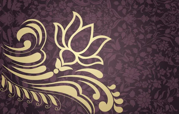 Picture flowers, pattern, ornament