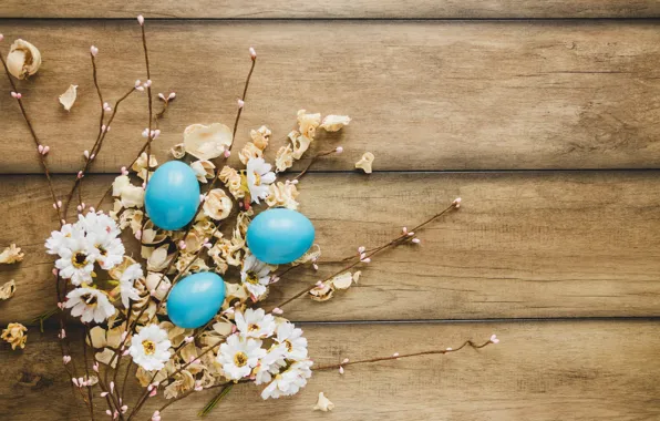 Flowers, chamomile, spring, Easter, wood, flowers, spring, Easter