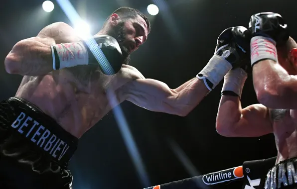 Picture battle, Boxing, the ring, BTR, Artur Beterbiev, Artur Beterbiev