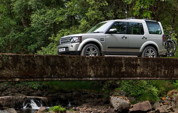 Picture Nature, Bridge, Machine, Discovery, Land Rover, Car, Discovery, 2011