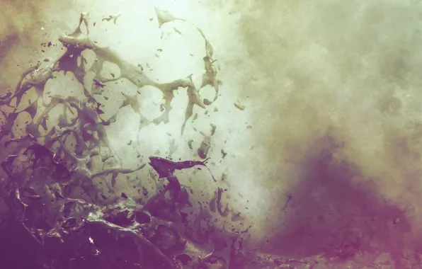 Picture squirt, paint, splash, oil