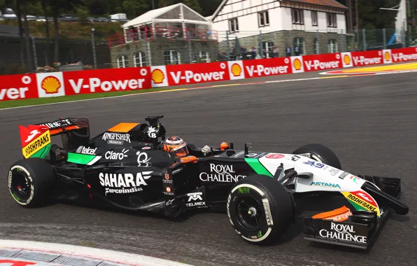 Picture Force India, VJM07, Nico Hulkenberg