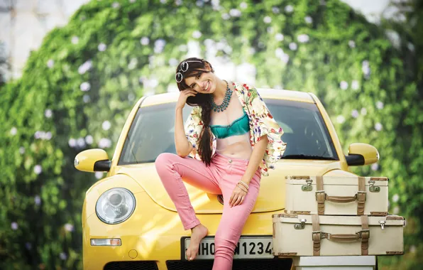 Girl, hot, sexy, eyes, smile, beautiful, figure, model