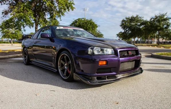 Nissan, skyline, gtr, carbon, r34