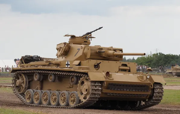 Picture tank, armor, average, Panzerkampfwagen III, PzKpfw III