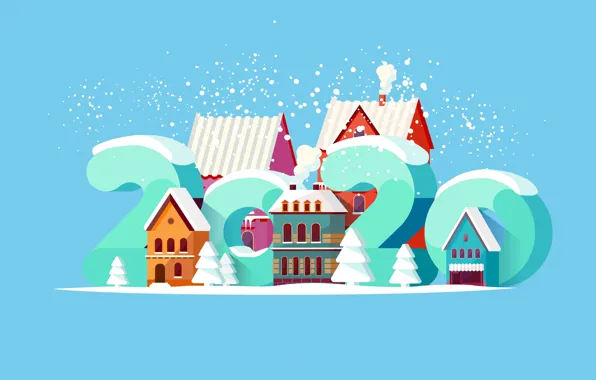 Christmas, New year, Happy New Year, Christmas, New Year, Happy Christmas, 2020