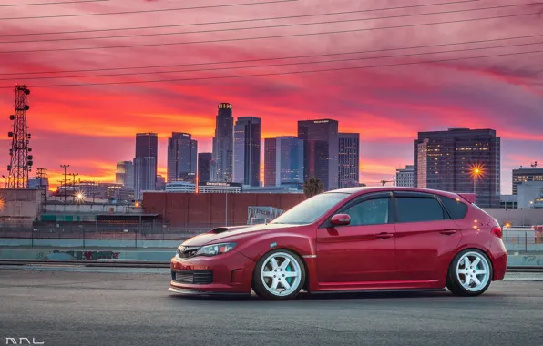 City, turbo, red, wheels, subaru, sky, japan, wrx