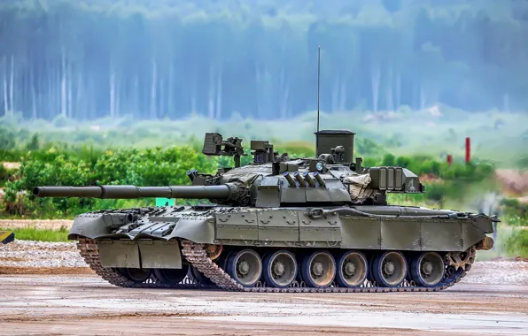 Polygon, T-80U, Main battle tank Russia
