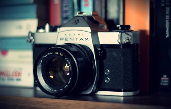 Picture camera, the camera, lens, pentax, camera, old