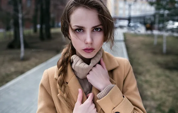 Picture girl, portrait, mole, Lenar Abdrakhmanov