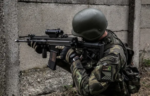 Army, soldiers, machine