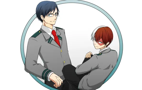 Round, guys, Boku No Hero Academy, Todoroki Shoto, My Hero Academy, Tenya Iida