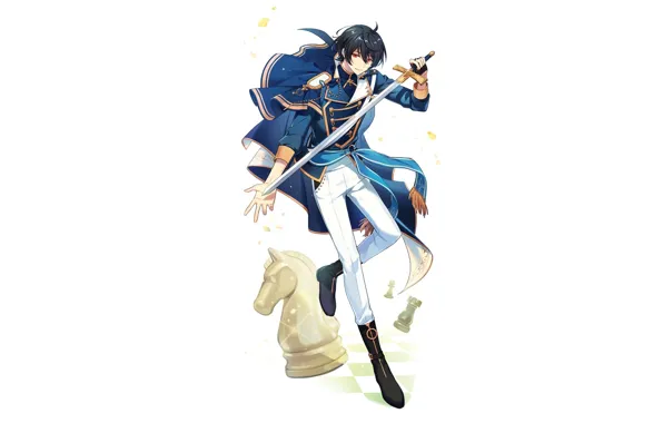 Sword, chess, costume, guy, Ensemble Stars!, Sakuma Ritsu, Ksk535