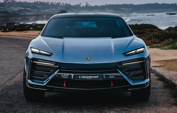 Lamborghini, front view, Lamborghini Lanzador Concept, Thrower
