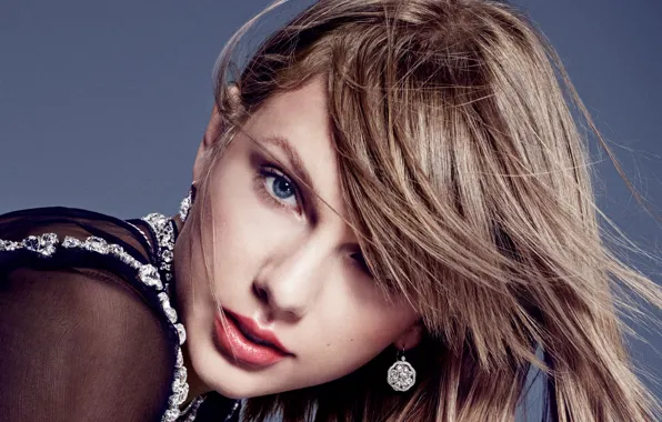 Face, background, portrait, makeup, hairstyle, singer, brown hair, Taylor Swift