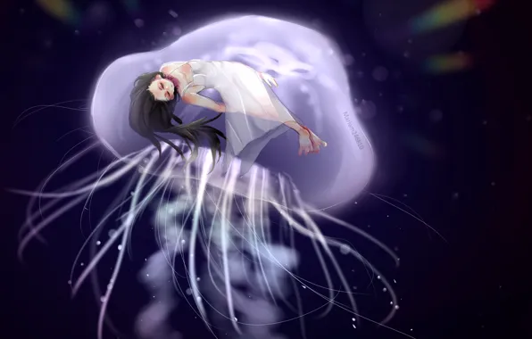 Girl, surrealism, Medusa, mariam246810