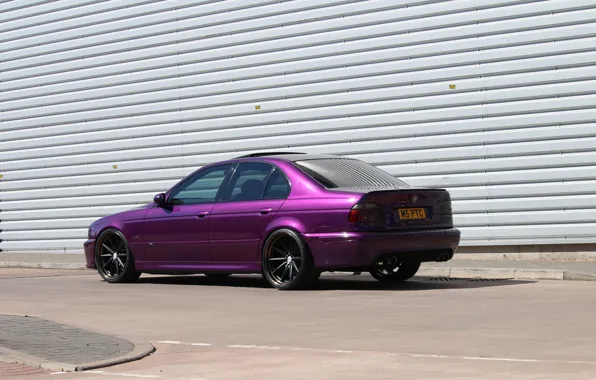 Picture Rear view, E39, Violet, M5