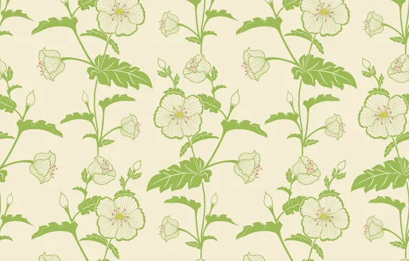 Vector, flower, wallpapers, background, pattern, elegant, seamless, textile