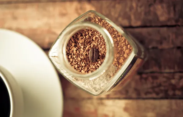 Picture macro, grain, coffee, Bank