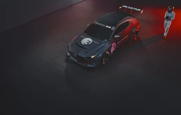 Mazda, Mazda 3, the view from the top, 2020, TCR