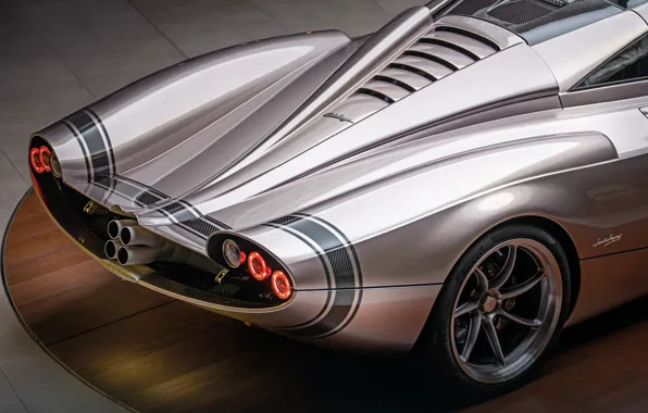 Tail, Pagani, back, hypercar, To huayr, Pagani Huayra Codalunga