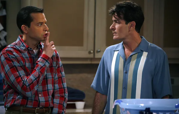 Picture the series, actors, characters, Charlie Sheen, John Cryer, Charlie Harper, Alan Harper, Two and a …