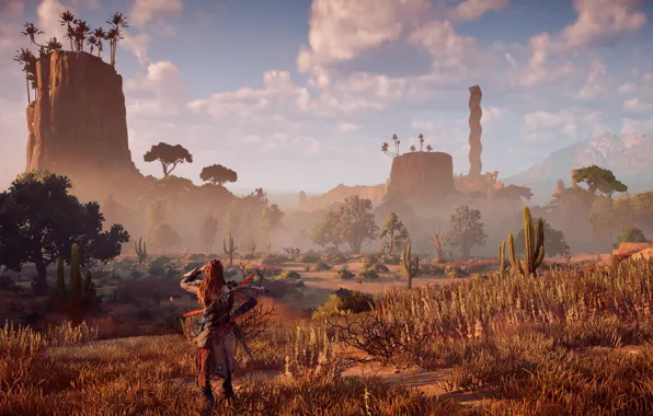 Landscape, postapokalipsis, Playstation 4, Guerrilla Games, Horizon Zero Dawn, Eloy