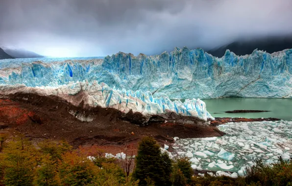 Coast, glacier, Argentina, argentina, patagonia, glacier, Patagonia