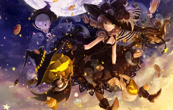 Halloween Anime HD Wallpaper - Live Wallpaper HD | Anime halloween,  Halloween live wallpaper, Halloween desktop wallpaper