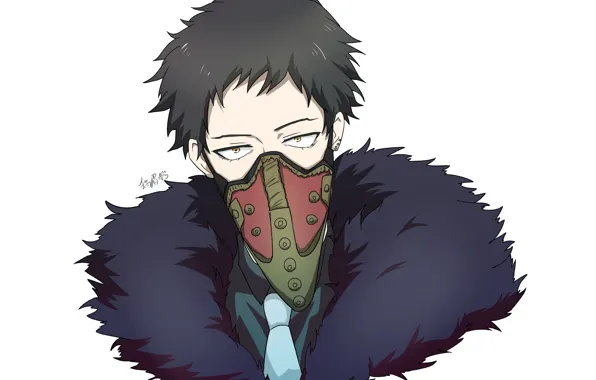 Mask, guy, bandit, Boku No Hero Academy, My Hero Academy, Chisaki Kai